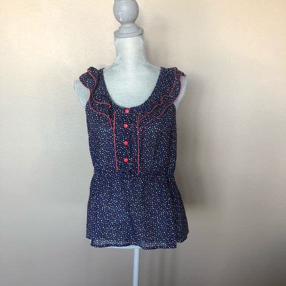 Beautiful summer top size 6. Anthropology Odille - Picture 1 of 5